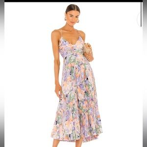 Astr the label Blythe Floral Plisse Midi